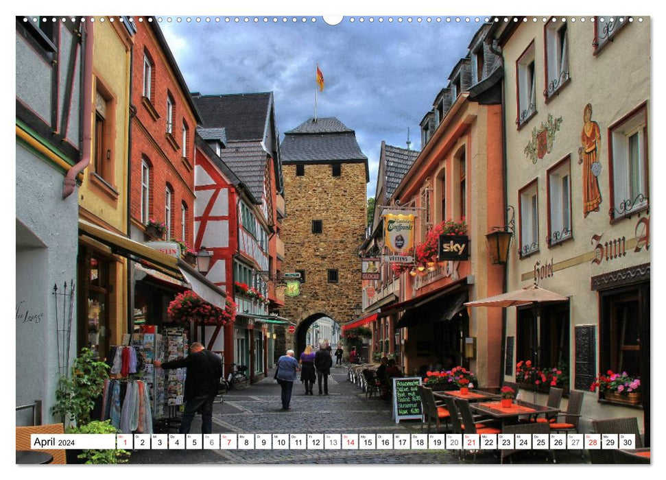 The most beautiful places in the Eifel - Ahrweiler (CALVENDO wall calendar 2024) 