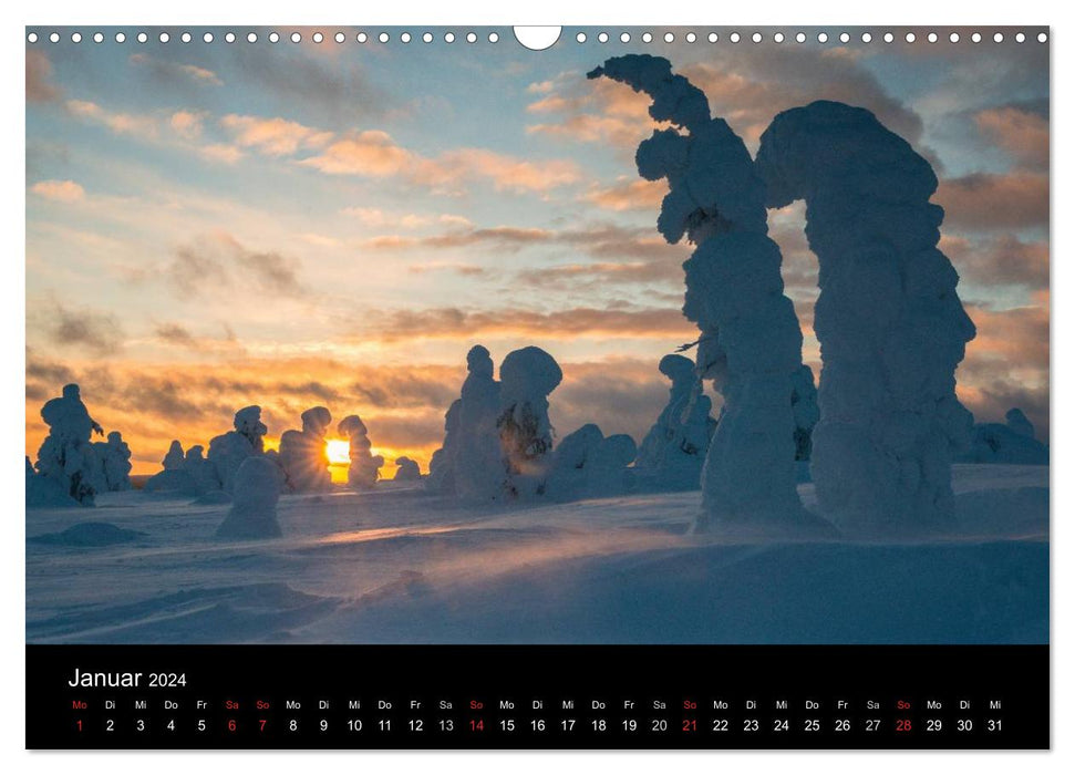 Scandinavia - In the light of the north (CALVENDO wall calendar 2024) 