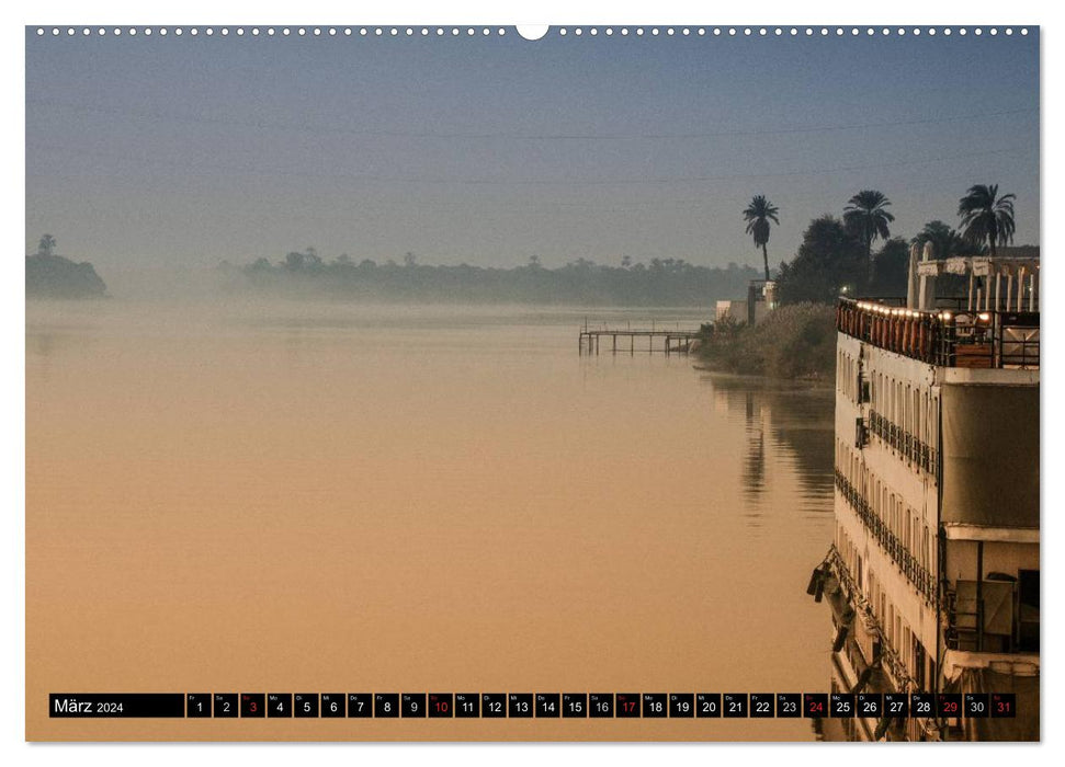 Abenteuer auf dem Nil. Eine Reise von Luxor nach Abu Simbel (CALVENDO Premium Wandkalender 2024)
