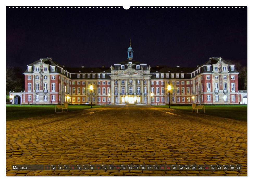 Münster - historic city with a young face (CALVENDO Premium Wall Calendar 2024) 