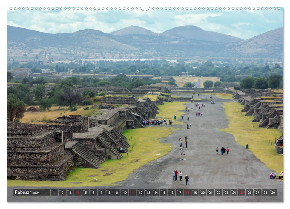 Mexique, un voyage photo (Calvendo Premium Wall Calendar 2024) 