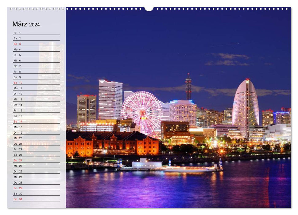 Japon. Au pays du soleil levant (Calendrier mural CALVENDO Premium 2024) 