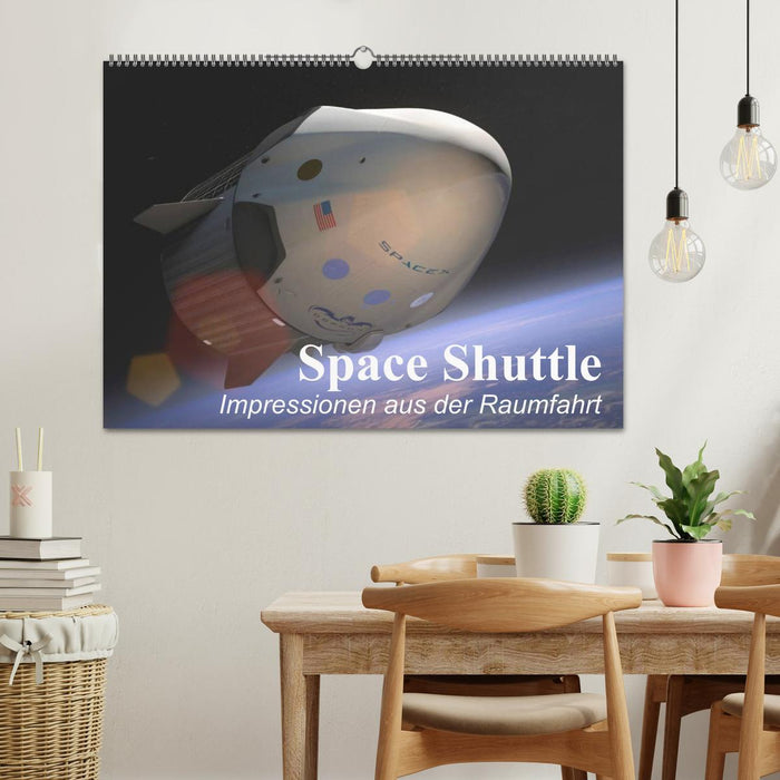 Space Shuttle. Impressionen aus der Raumfahrt (CALVENDO Wandkalender 2024)