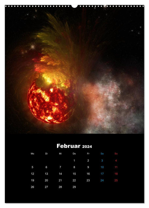Im Weltraum (CALVENDO Premium Wandkalender 2024)