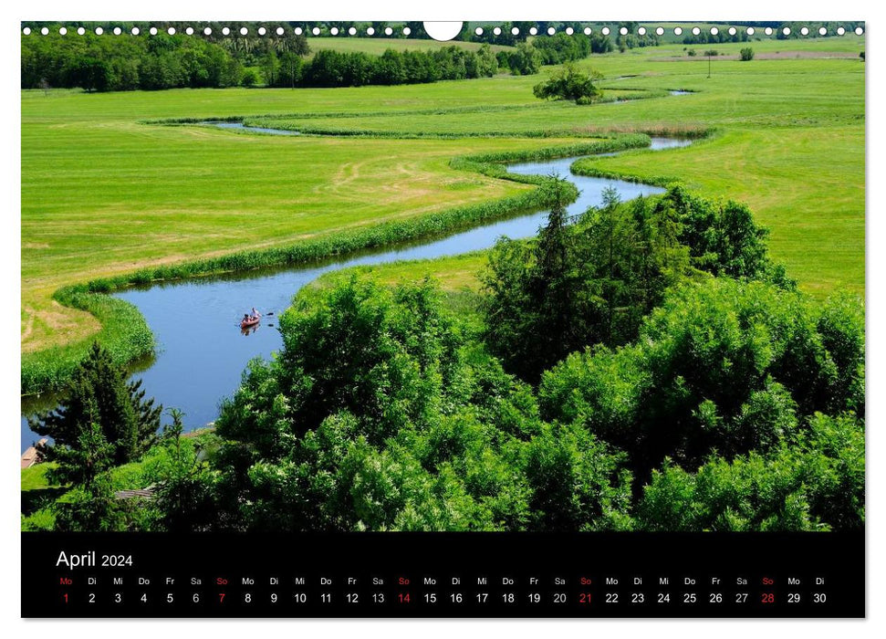 Wasserwandern in Mecklenburg-Vorpommern (CALVENDO Wandkalender 2024)