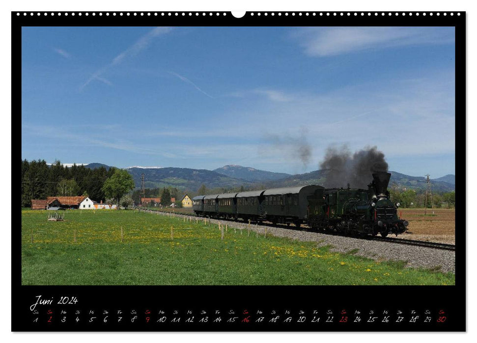 Faszination Dampflokomotive (CALVENDO Wandkalender 2024)