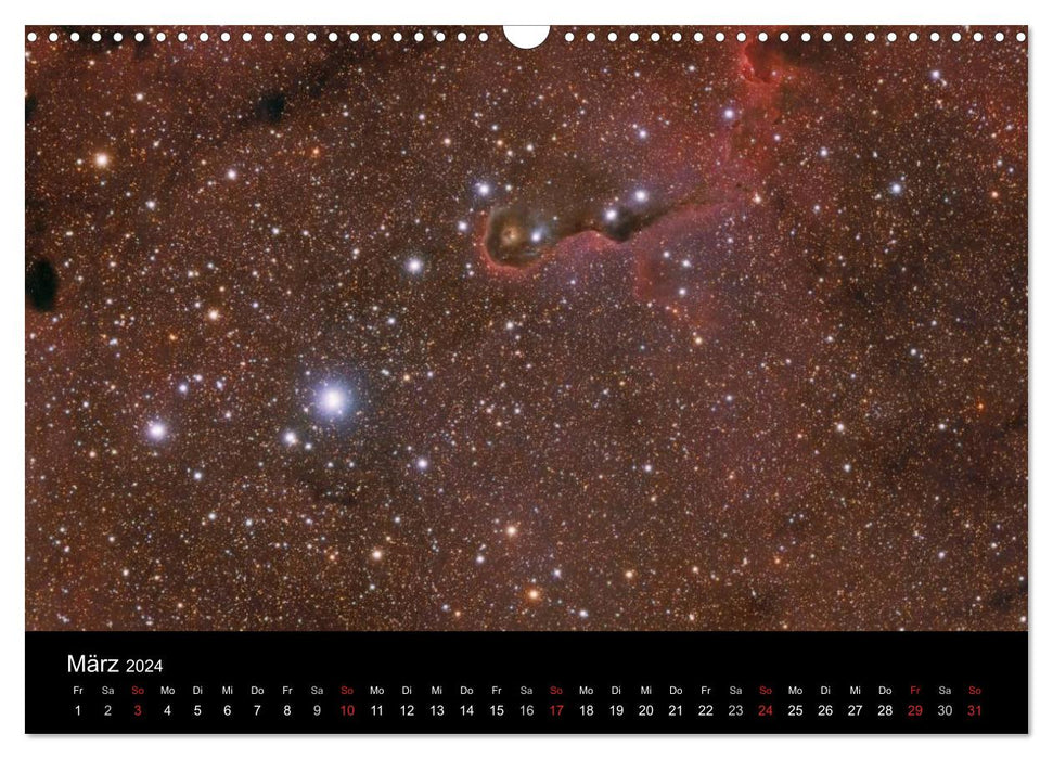 Universum - Eine Reise zu den Sternen (CALVENDO Wandkalender 2024)