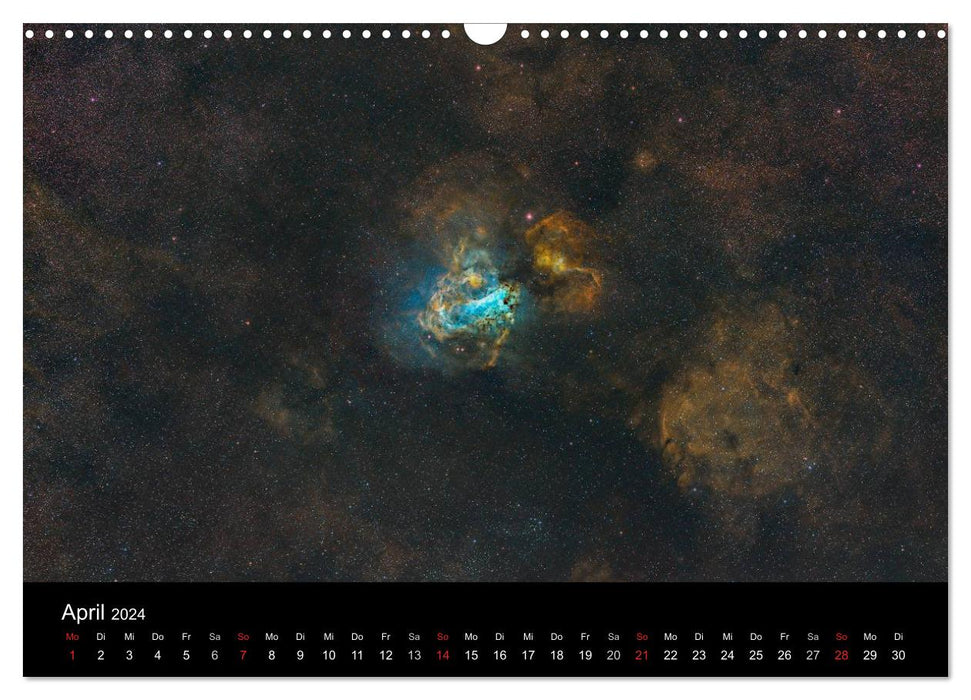 Universum - Eine Reise zu den Sternen (CALVENDO Wandkalender 2024)