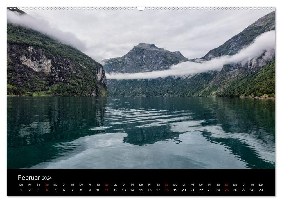 Norwegen - Unterwegs im Land der Berge, Trolle und Fjorde (CALVENDO Premium Wandkalender 2024)