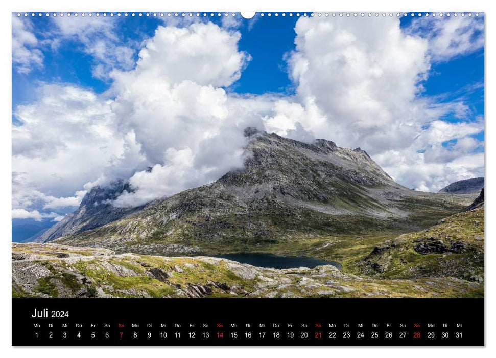 Norwegen - Unterwegs im Land der Berge, Trolle und Fjorde (CALVENDO Premium Wandkalender 2024)