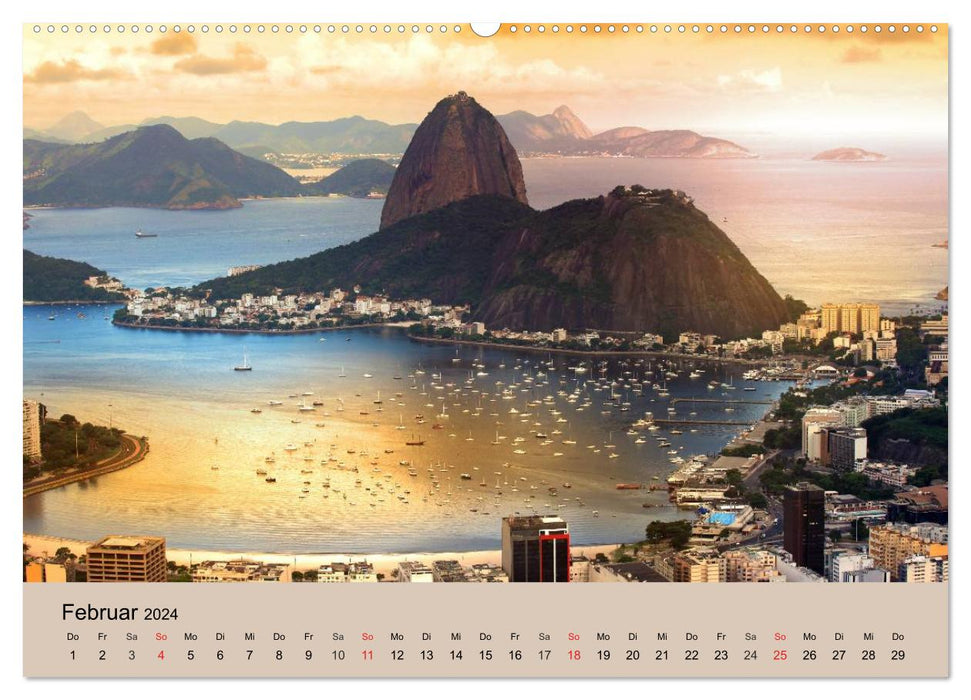 Brasilien. Impressionen (CALVENDO Premium Wandkalender 2024)