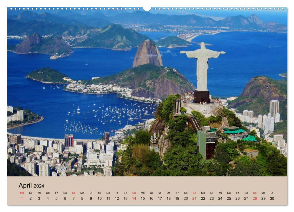 Brasilien. Impressionen (CALVENDO Premium Wandkalender 2024)
