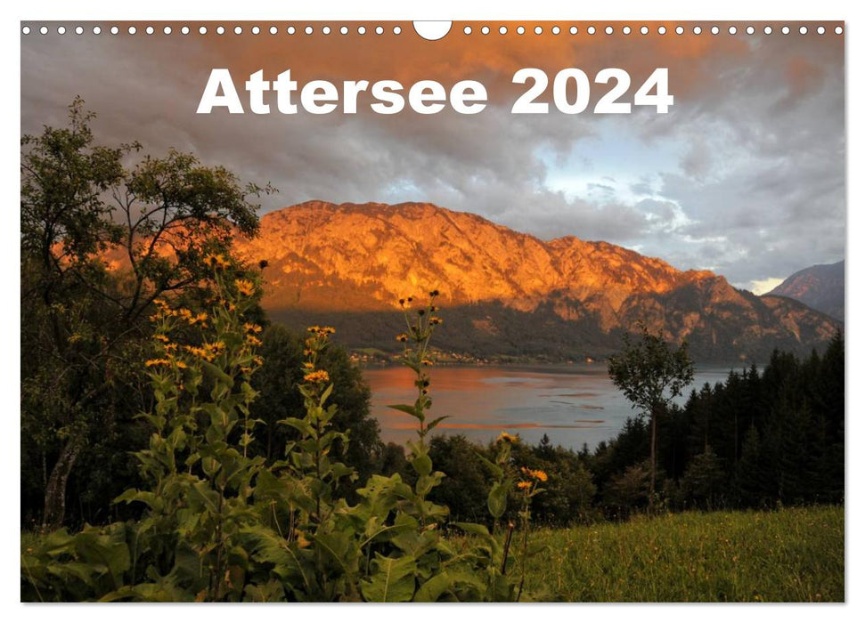 Attersee im Salzkammergut 2024 (CALVENDO Wandkalender 2024)