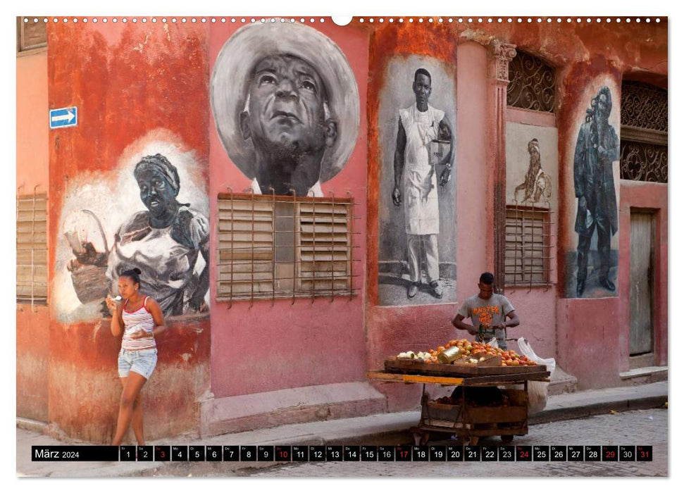 Havanna (CALVENDO Premium Wandkalender 2024)