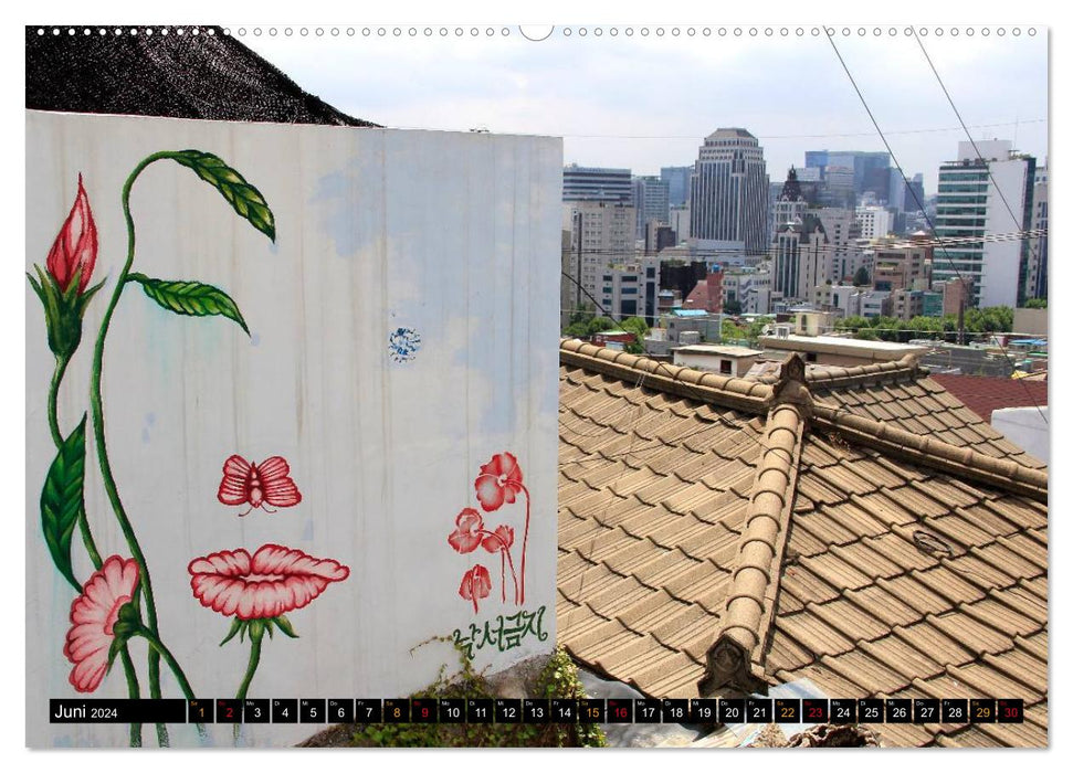 Street Art Seoul (CALVENDO Wandkalender 2024)