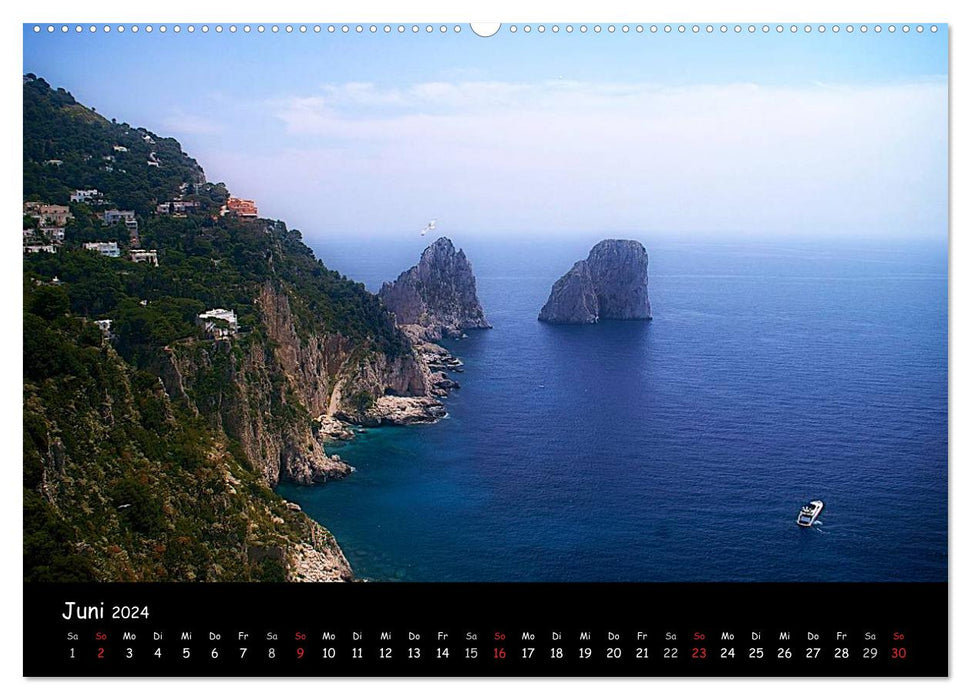 Amalfiküste 2024 (CALVENDO Premium Wandkalender 2024)