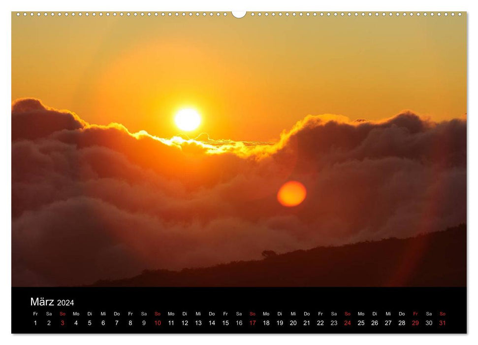 Hawaii - Oahu - Maui (CALVENDO Premium Wandkalender 2024)