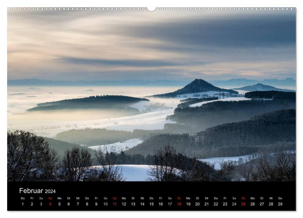 Vulkanlandschaft Hegau 2024 (CALVENDO Premium Wandkalender 2024)