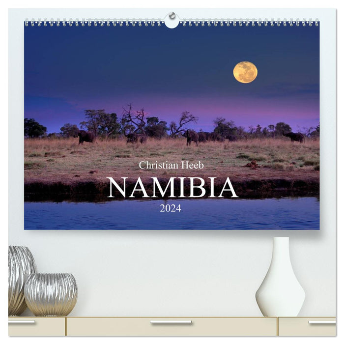 NAMIBIA Christian Heeb (CALVENDO Premium Wandkalender 2024)