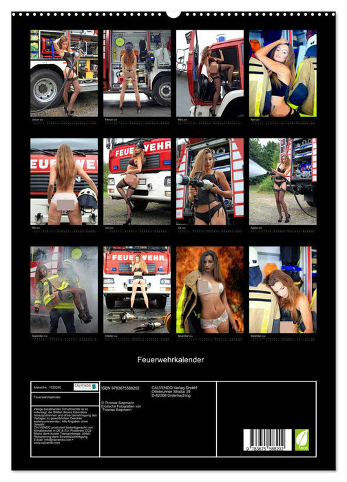 Feuerwehrkalender – Erotische Fotografien von Thomas Siepmann (CALVENDO Premium Wandkalender 2024)