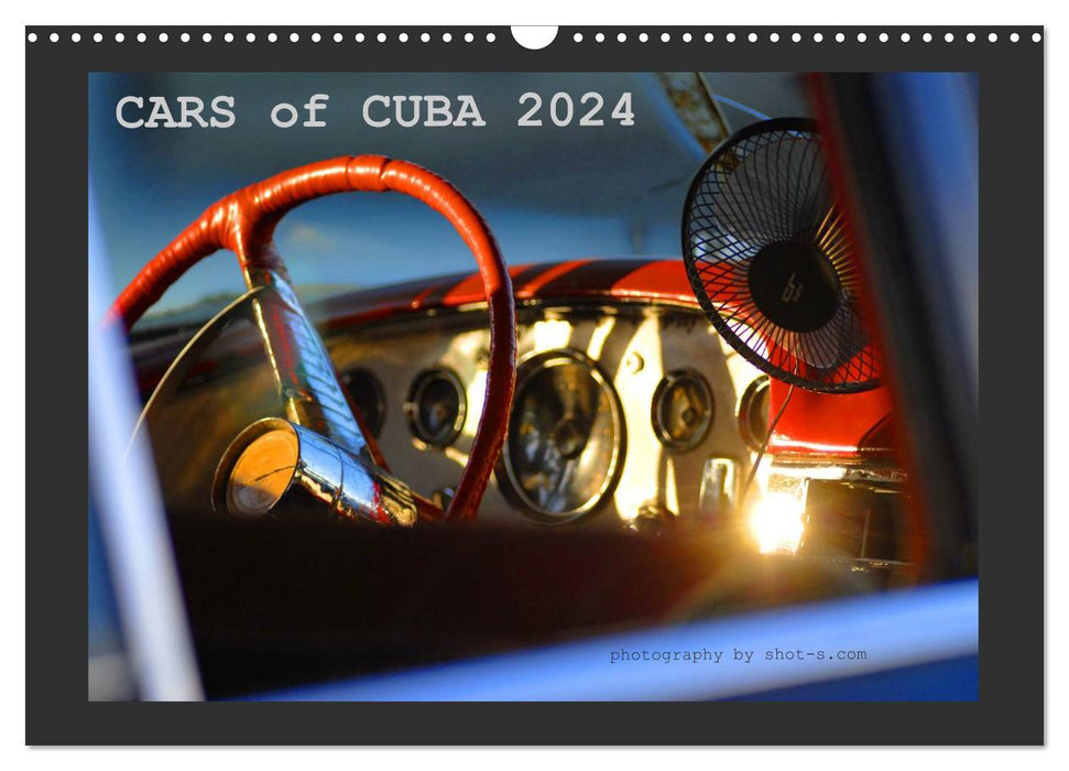 VOITURES de CUBA 2024 (calendrier mural CALVENDO 2024) 
