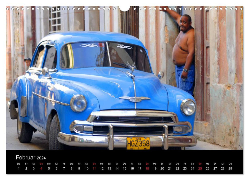 VOITURES de CUBA 2024 (calendrier mural CALVENDO 2024) 