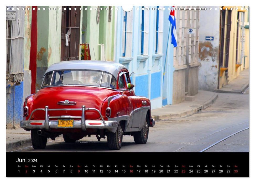 VOITURES de CUBA 2024 (calendrier mural CALVENDO 2024) 