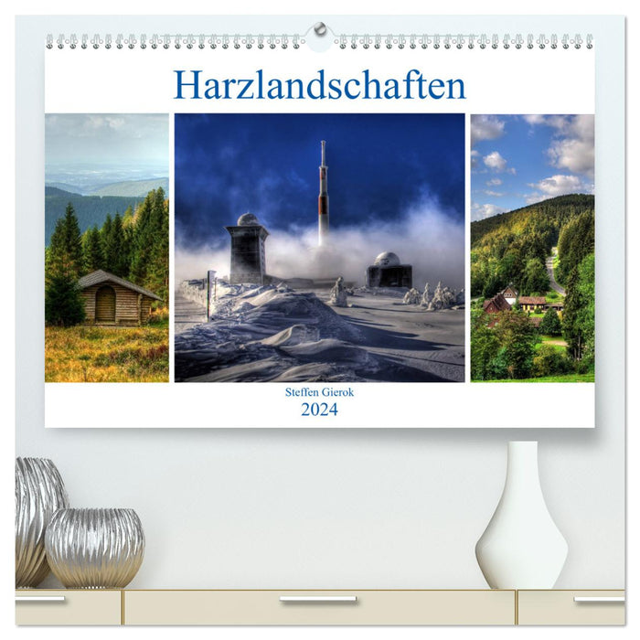 Harz Landschaften (CALVENDO Premium Wandkalender 2024)