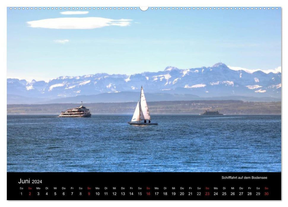 Bodensee (CALVENDO Premium Wandkalender 2024)
