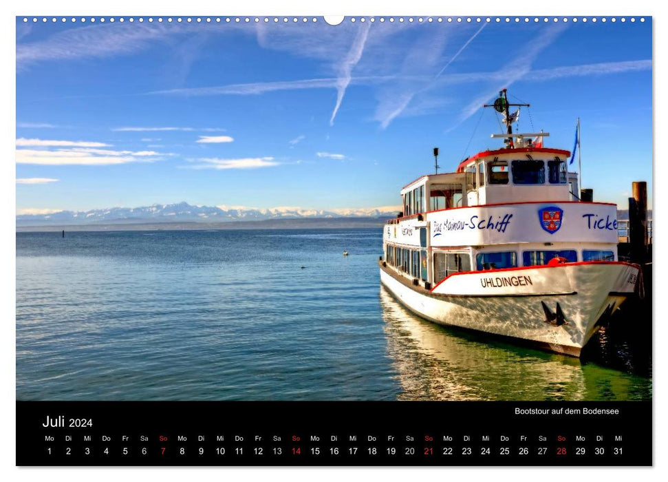Bodensee (CALVENDO Premium Wandkalender 2024)