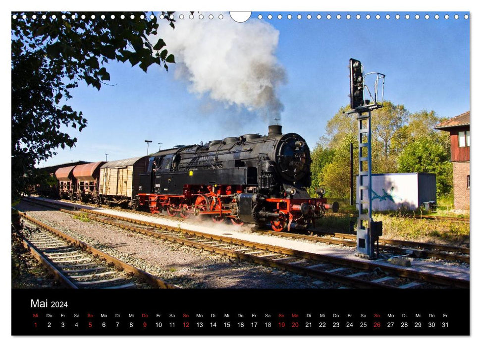 Unterwegs am Bahndamm (CALVENDO Wandkalender 2024)