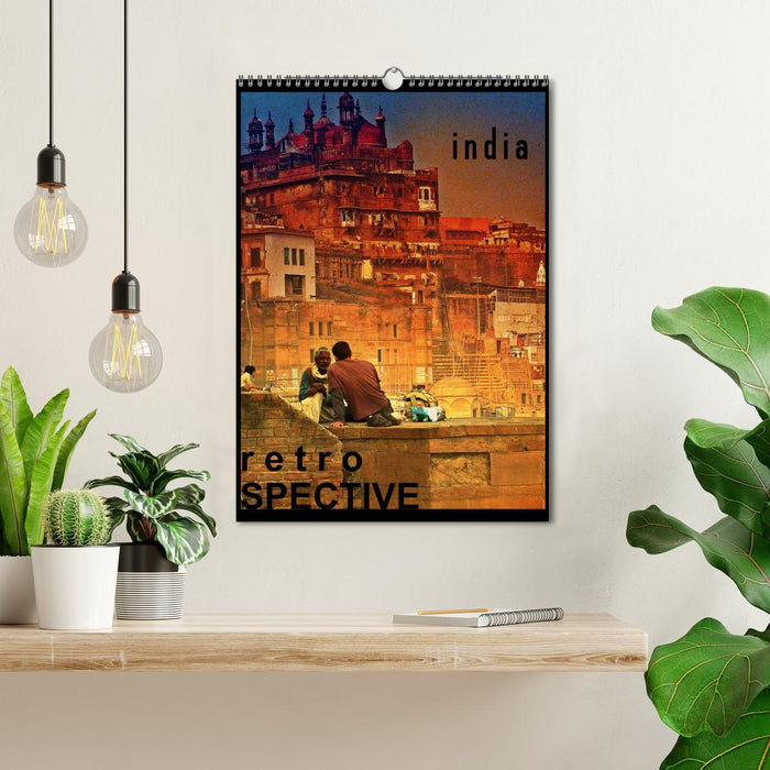 india RETROspective - Indien Kalender (CALVENDO Wandkalender 2024)