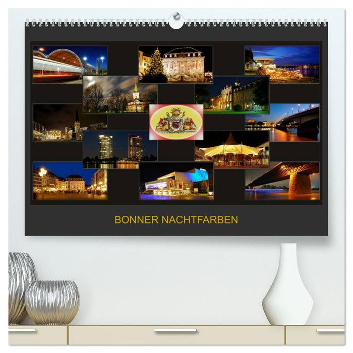 BONNER NACHTFARBEN (CALVENDO Premium Wandkalender 2024)