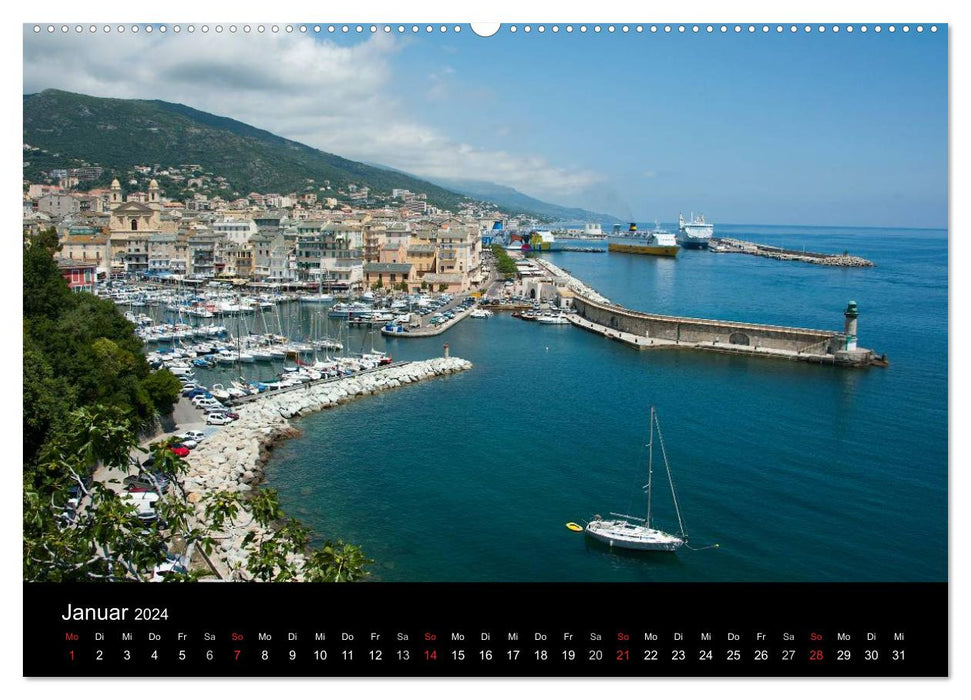 Korsika Insel der Schönheit (CALVENDO Wandkalender 2024)