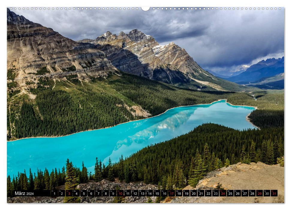 West-Kanada (CALVENDO Premium Wandkalender 2024)