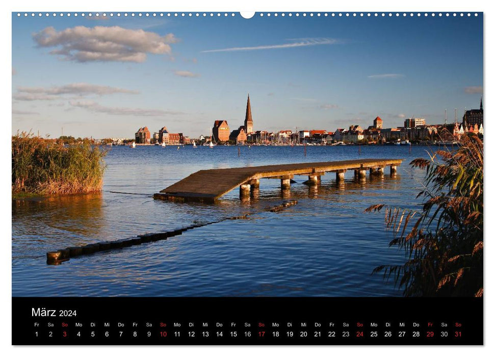 Rostock (CALVENDO Wandkalender 2024)