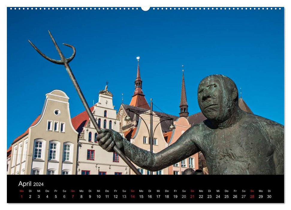Rostock (CALVENDO Wandkalender 2024)