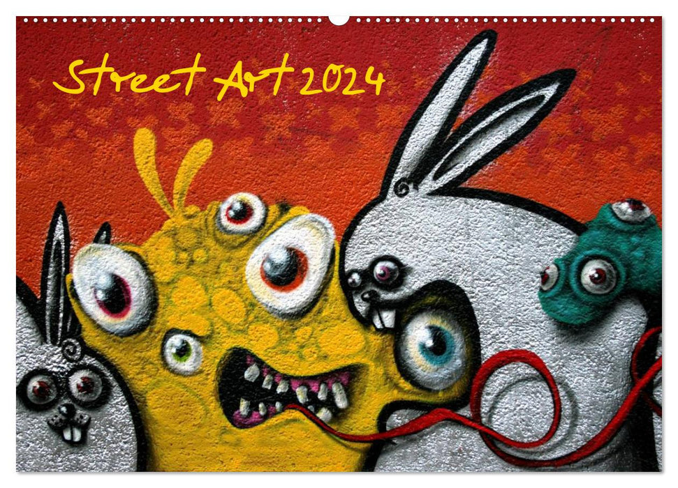 Street-Art 2024 (CALVENDO Wandkalender 2024)