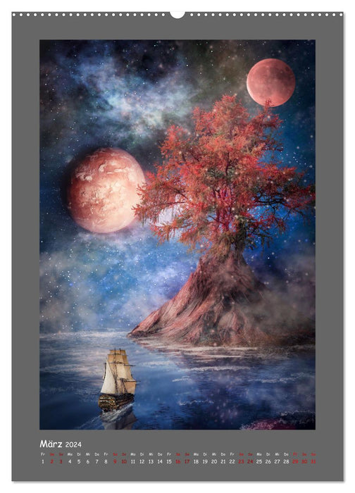 Yggdrasil - Der Baum des Lebens (CALVENDO Premium Wandkalender 2024)