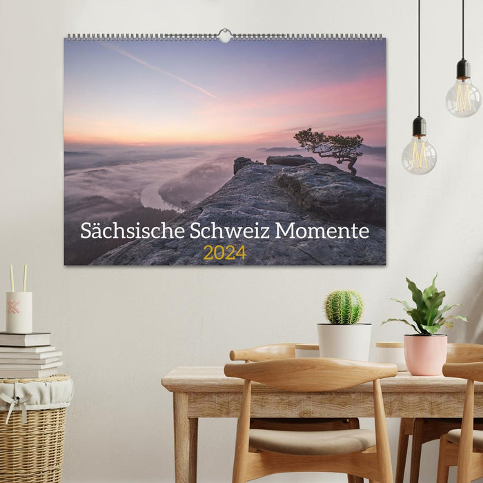 Sächsische Schweiz Momente 2024 (CALVENDO Wandkalender 2024)