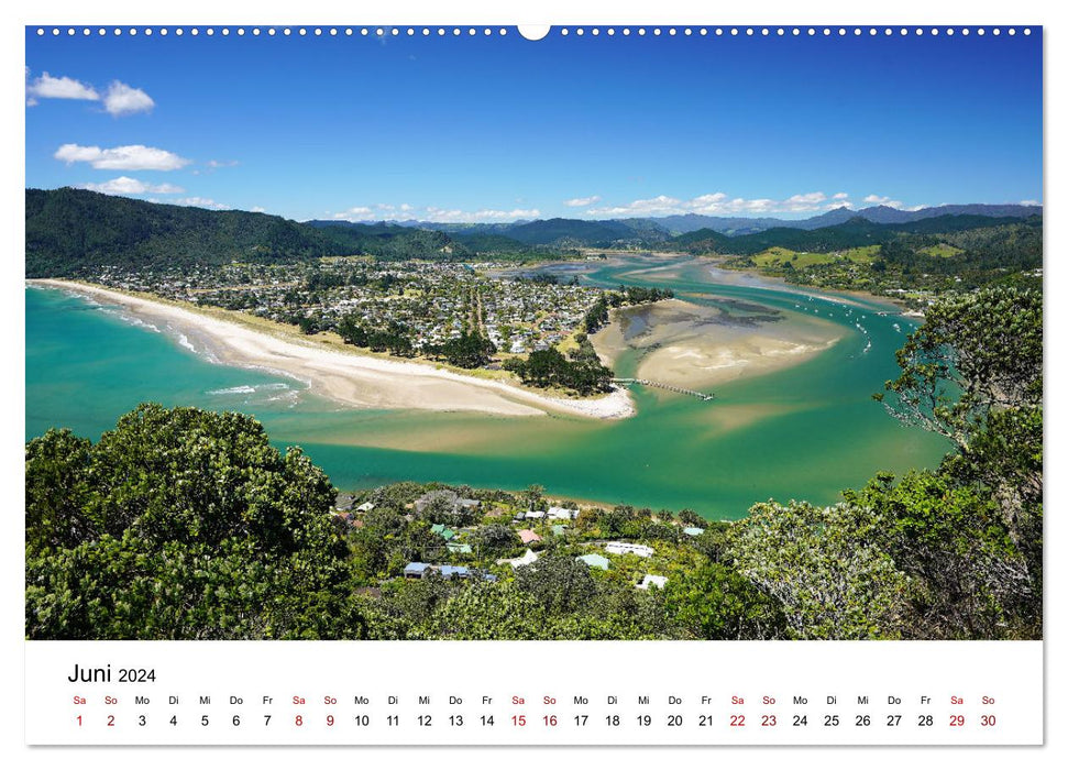 Neuseeland - Regionen Waikato und Bay of Plenty (CALVENDO Wandkalender 2024)