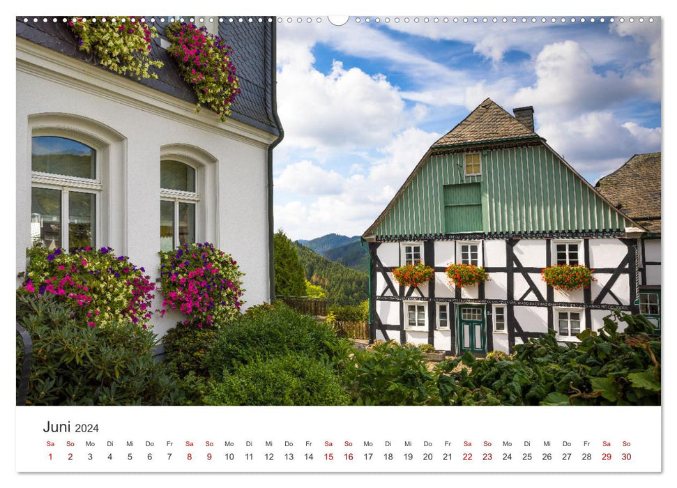 Nordenau - Die Perle des Hochsauerlandes (CALVENDO Premium Wandkalender 2024)
