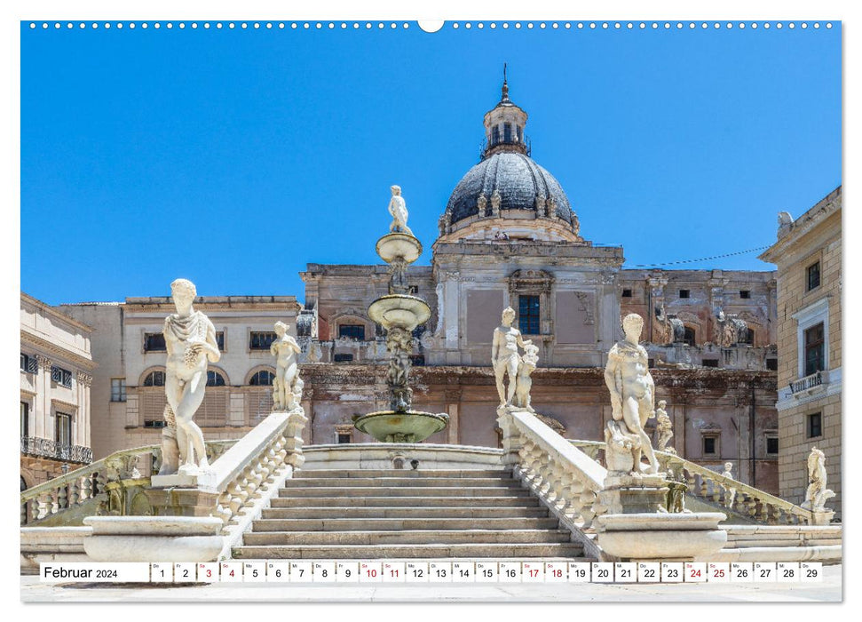 Süditalien - Sonnenverwöhnt mit viel Kultur und Geschichte (CALVENDO Wandkalender 2024)