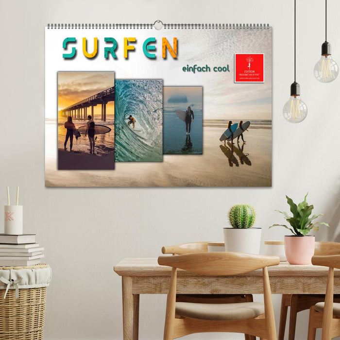 Surfer - tout simplement cool (calendrier mural CALVENDO 2024) 