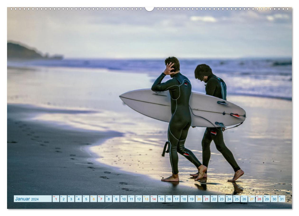 Surfer - tout simplement cool (calendrier mural CALVENDO 2024) 