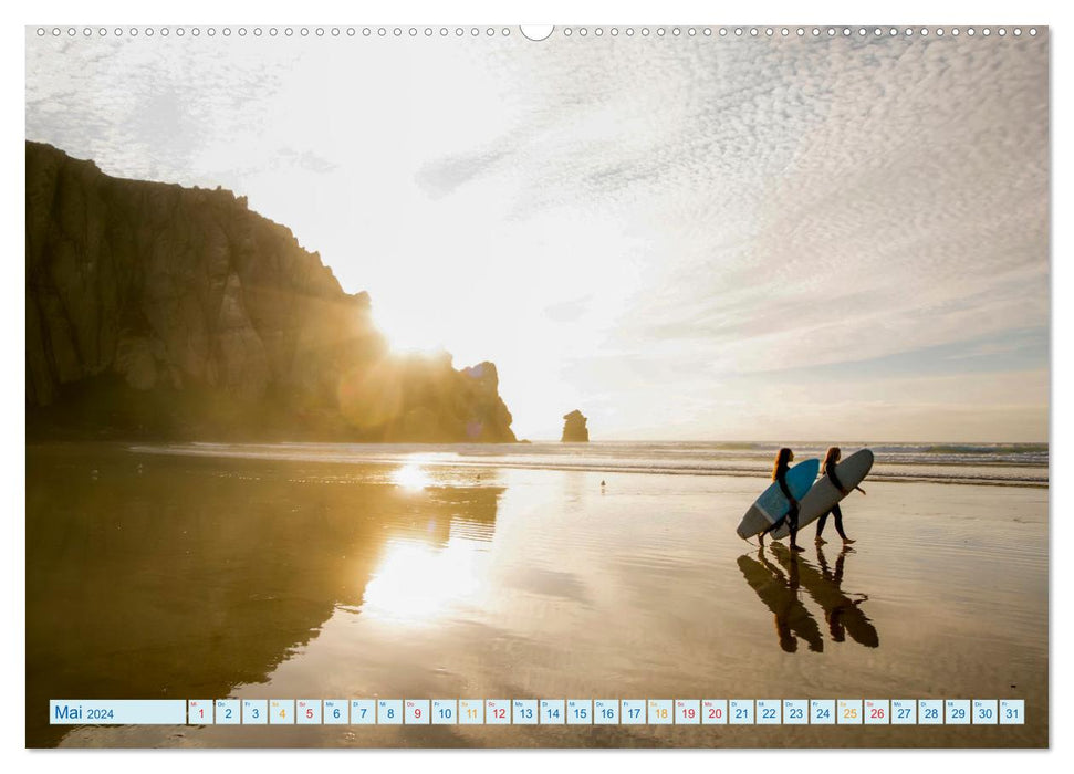 Surfen - einfach cool (CALVENDO Wandkalender 2024)