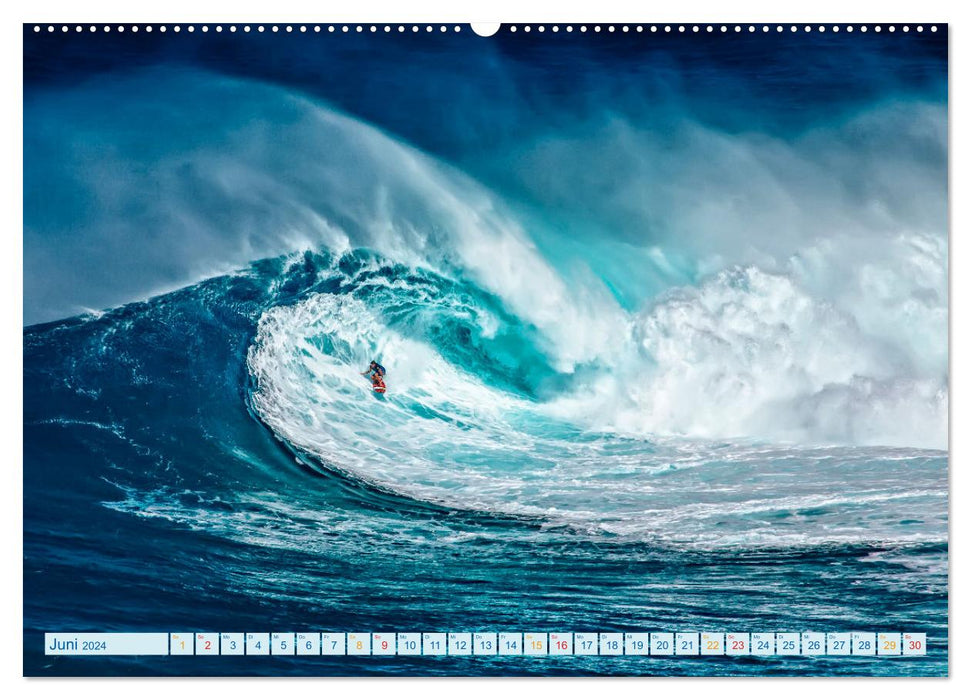 Surfen - einfach cool (CALVENDO Wandkalender 2024)