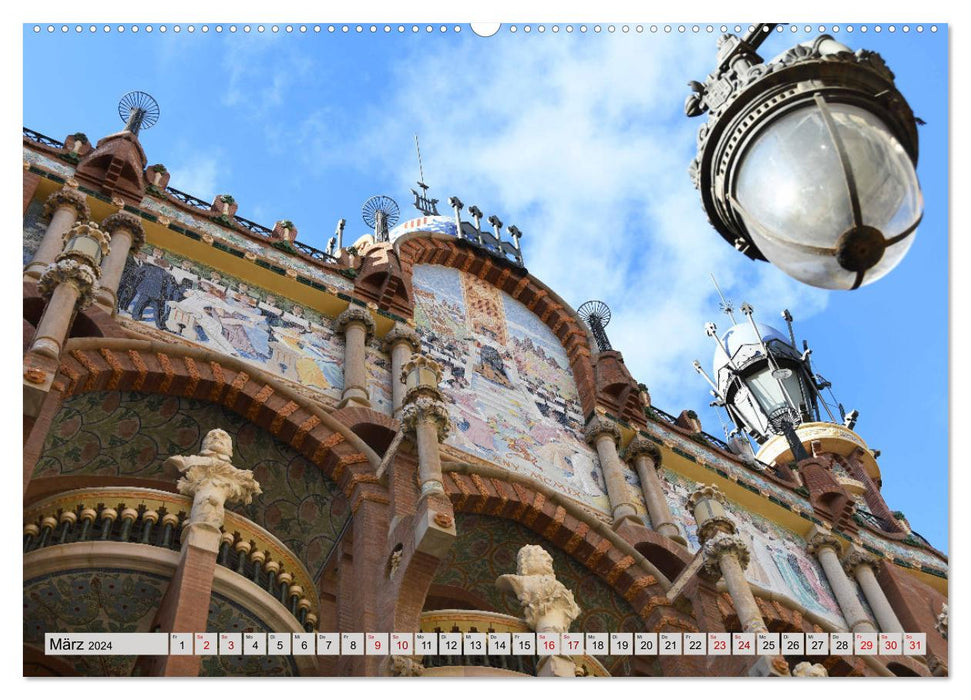 Un peu de GAUDI à Barcelone (calendrier mural CALVENDO 2024) 