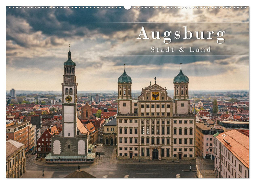 Augsburg - city and country (CALVENDO wall calendar 2024) 