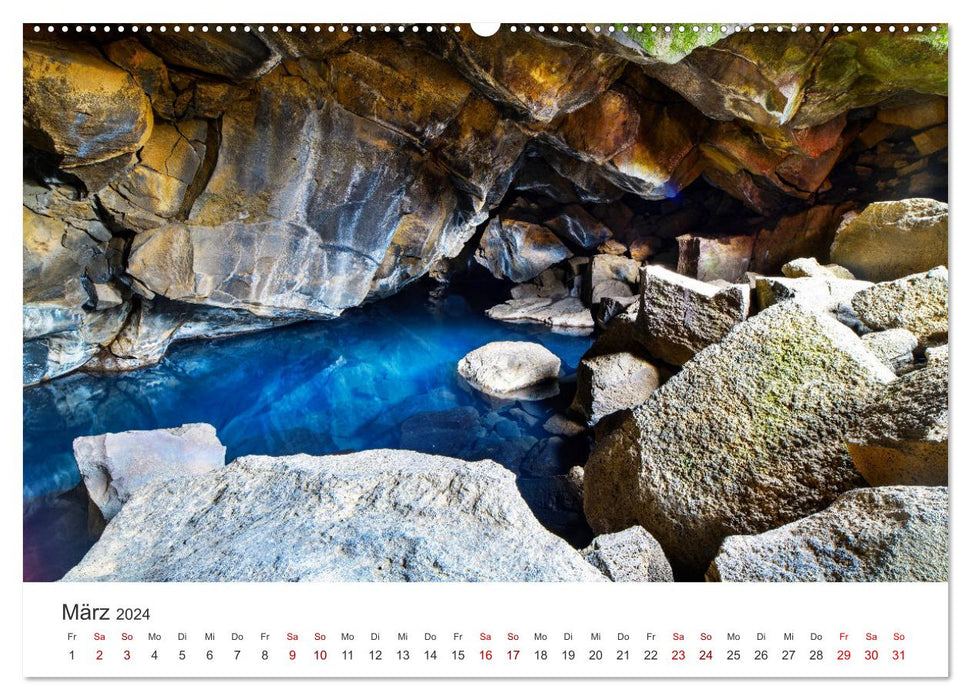 Höhlen - Eine Abenteuerreise ins Unbekannte. (CALVENDO Premium Wandkalender 2024)